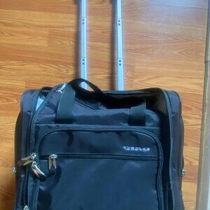 Wheeled Briefcase - Laptop holder - Rolling Cabin Luggage - Made in Italy